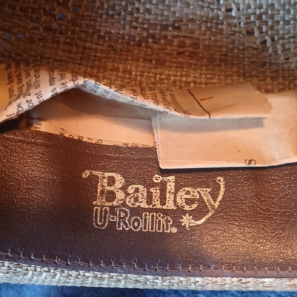 Bailey's U-Rollit Tan Wide Brim Woven Sun Hat - Picture 2 of 7